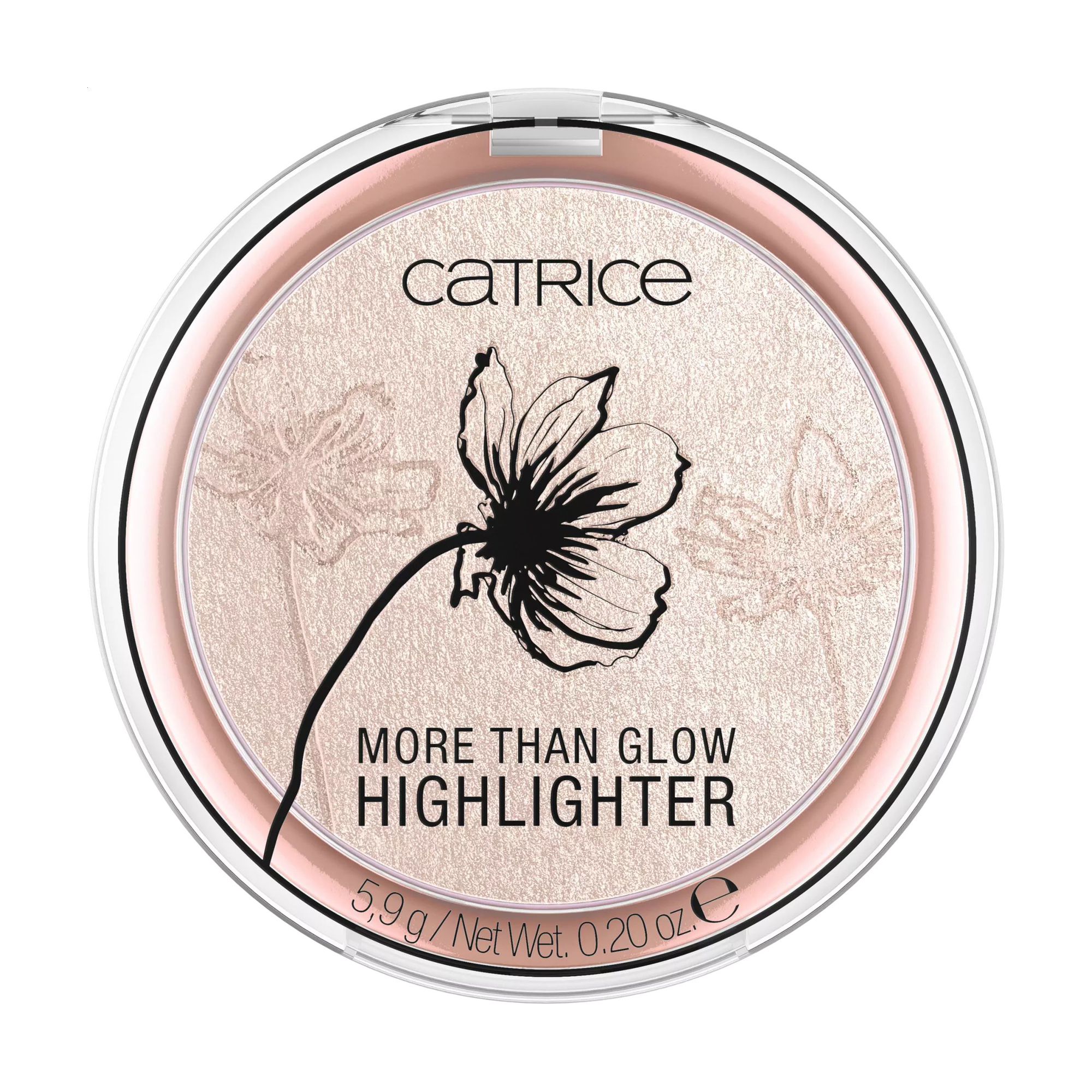 Пудра-хайлайтер для обличчя Catrice More Than Glow Highlighter, 020 Supreme Rose Beam, 5.9 г